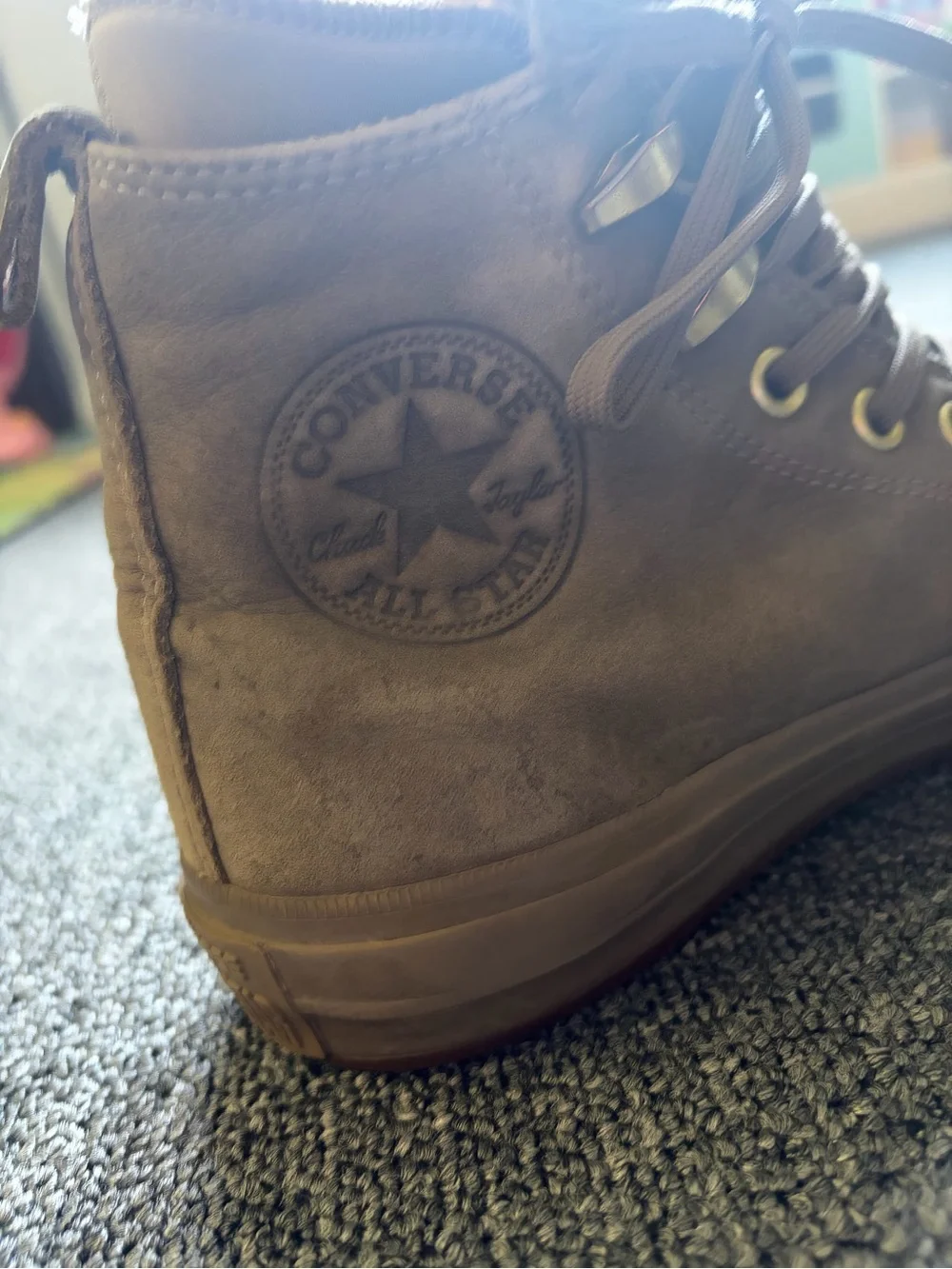Converse Chuck Taylor All Star Boot 'Brown' suede waterproof women’s size 8 - Picture 3 of 9